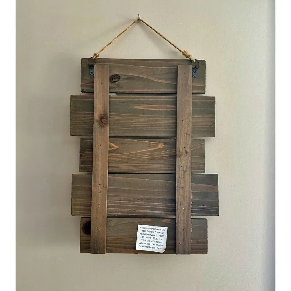 Hanging Wooden Plaque Sign 